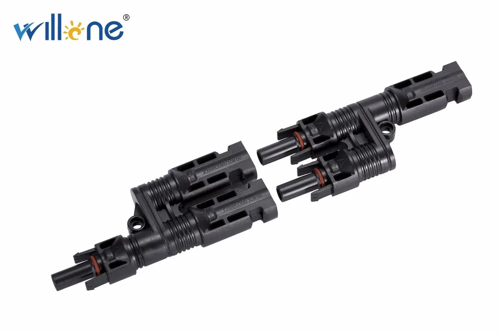 Conector de Energia Willone Frete Grátis t Conector Ramo Solar Mc4 2 Par 4 Acessórios e peças de energia solar