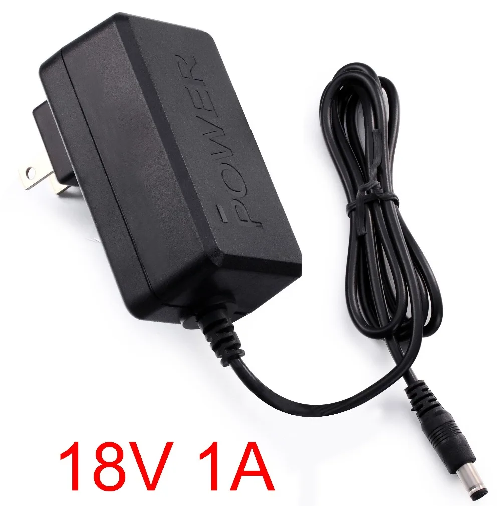 

1PCS 18V 1A AC 100V-240V Converter Adapter DC 18V 1A 1000mA Power Supply US Plug 5.5mm x 2.1-2.5mm