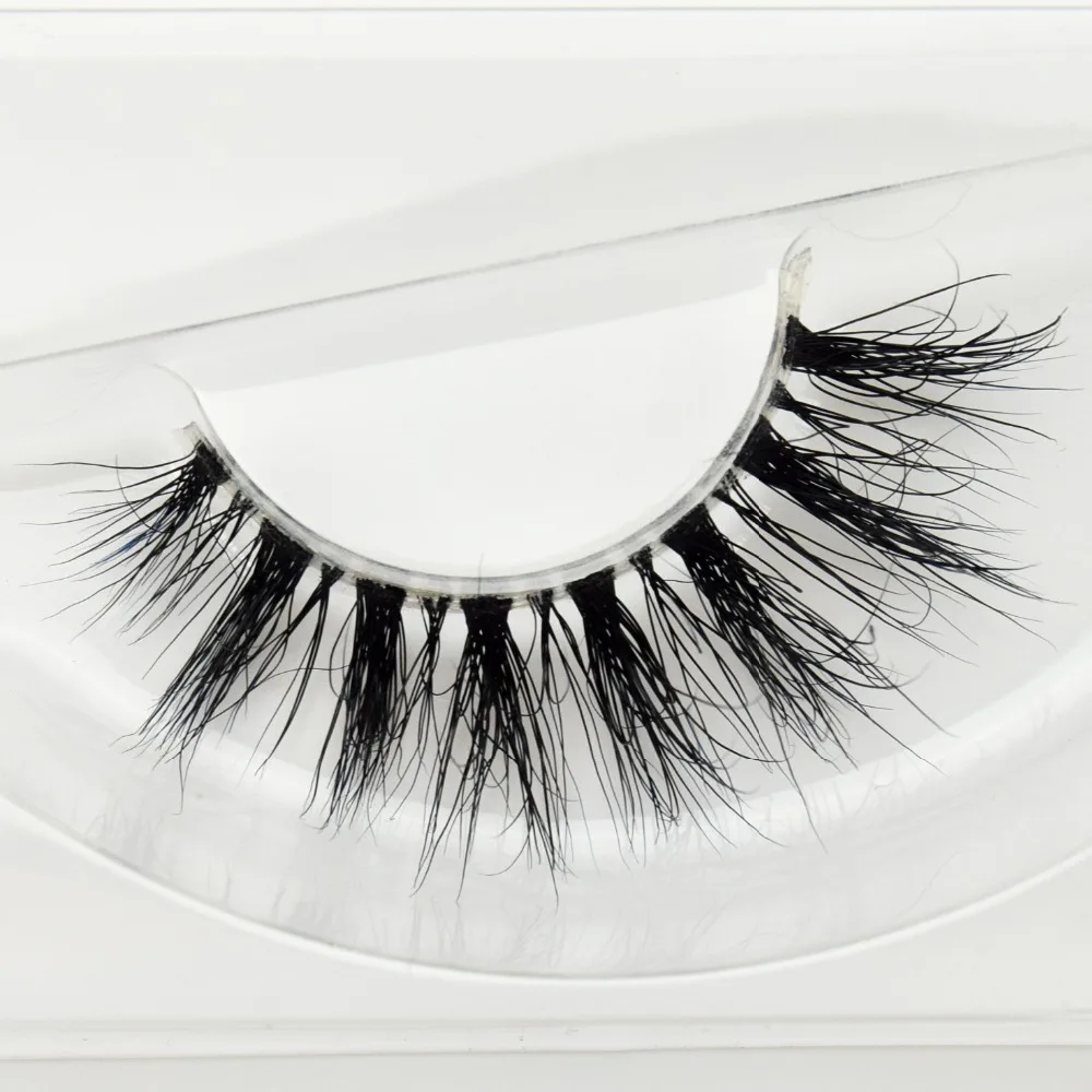 

Visofree Mink Lashes 3D Mink Eyelashes Invisible Band Natural Black Mink False Eyelash Full Strip cilios posticos Reusable F42