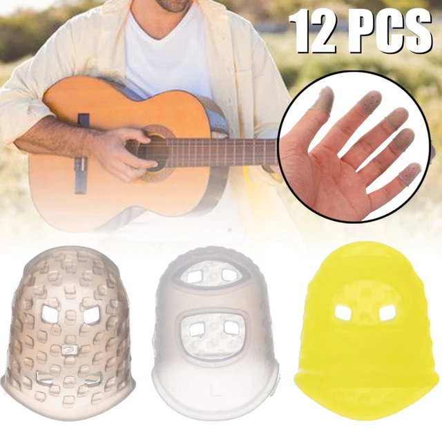 Silicone Finger Guards Guitar Fingertip Protectors For Ukulele Guitar
