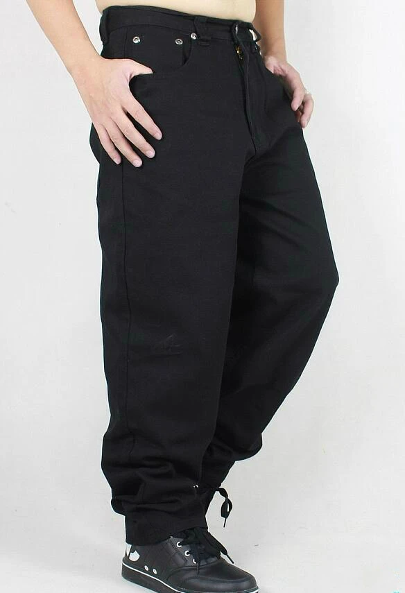 Мешковатые джинсы в стиле хип-хоп, Новое поступление, свободные, широкие, джинсовые штаны для скейтбординга, уличная одежда, винтажные, черные