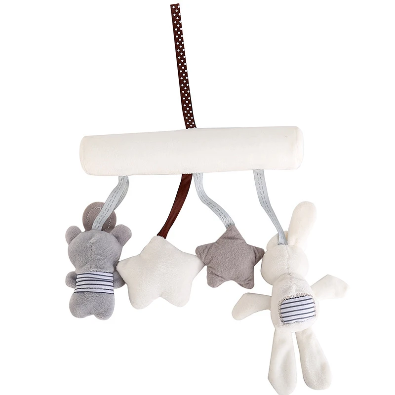 Aliexpress Com Buy Cute Music Plush Activity Crib Stroller Baby