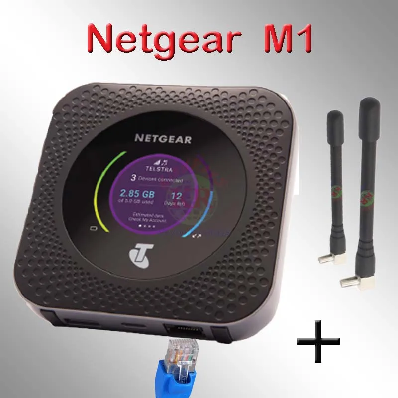 Unlocked Used Netgear Nighthawk M1 mr1100 4GX lte Mobile Hotspot rj45 lan 5ghz CAT16 4g car wifi 5040mAh Antenna 4g router