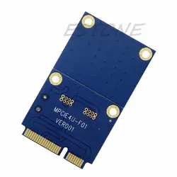 Бесплатная доставка Мини PCIe PCI-E к Dual USB адаптер mpcie в 5 Pin 2 Порты USB2.0 конвертер карты