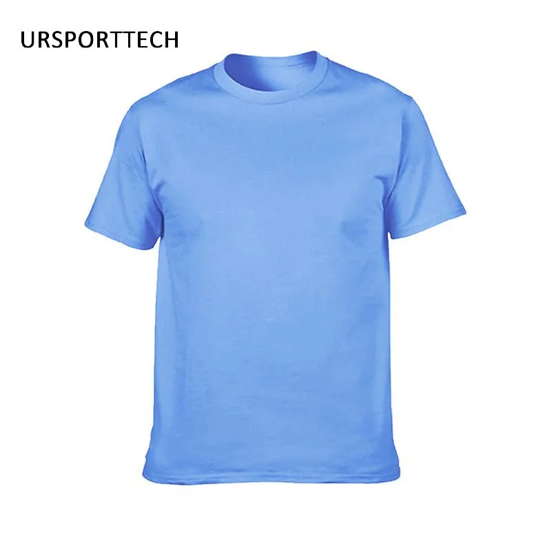 1 PCS Gildan Quality Men's Summer 100% Cotton T-Shirt Men Casual Short Sleeve O-Neck T Shirt Comfortable Solid Tops Tees