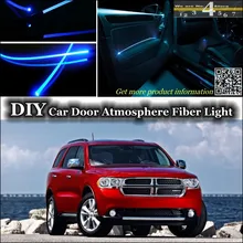 Для Dodge Durango внутренний окружающий свет настройки атмосферное волоконно-оптическое освещение внутри двери панели освещения(не EL свет
