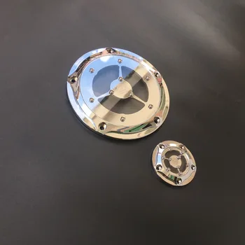 

Chrome Clarity 5 Hole Twin Cam Derby-points Timer cover Fits for Harley Davidson