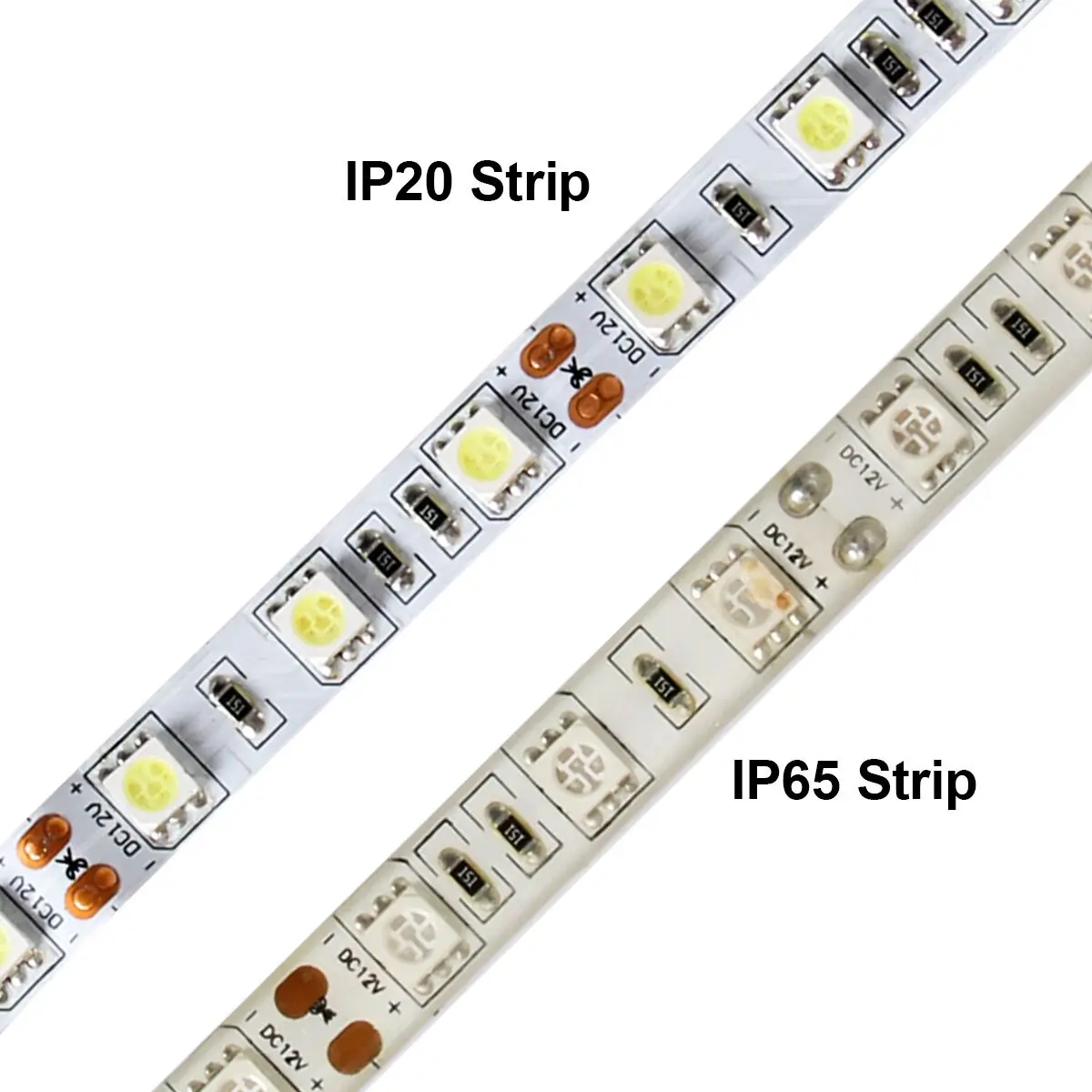 Светодиодная лента RGB Водонепроницаемый 5 м DC12V 60leds/M SMD5050 свет одного Цвет гибкие ленты Светодиодные Клейкие ленты лента светодиодная