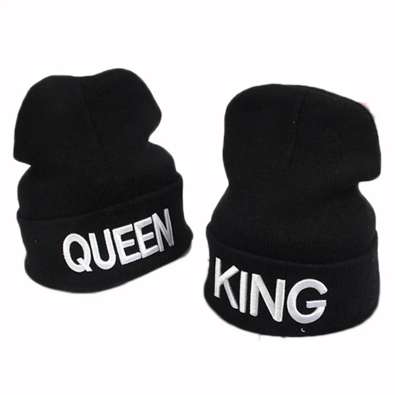 Зимние шапки King Queen мужские и женские вязаные чулочки в стиле хип хоп теплые