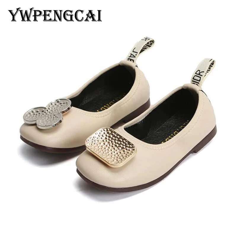 

YWPENGCAI Spring Autumn 2-7 Years Toddler Girl Shoes Slip on Flats Shoes For Girls Soft PU Leather Moccasins Girls Shoes