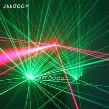 Green 2 in 1 laser gloves night stage stage show laser LED glasses party party fluorescent costume props Green 2 in 1 laser gloves night stage stage show laser LED glasses party party fluorescent costume props