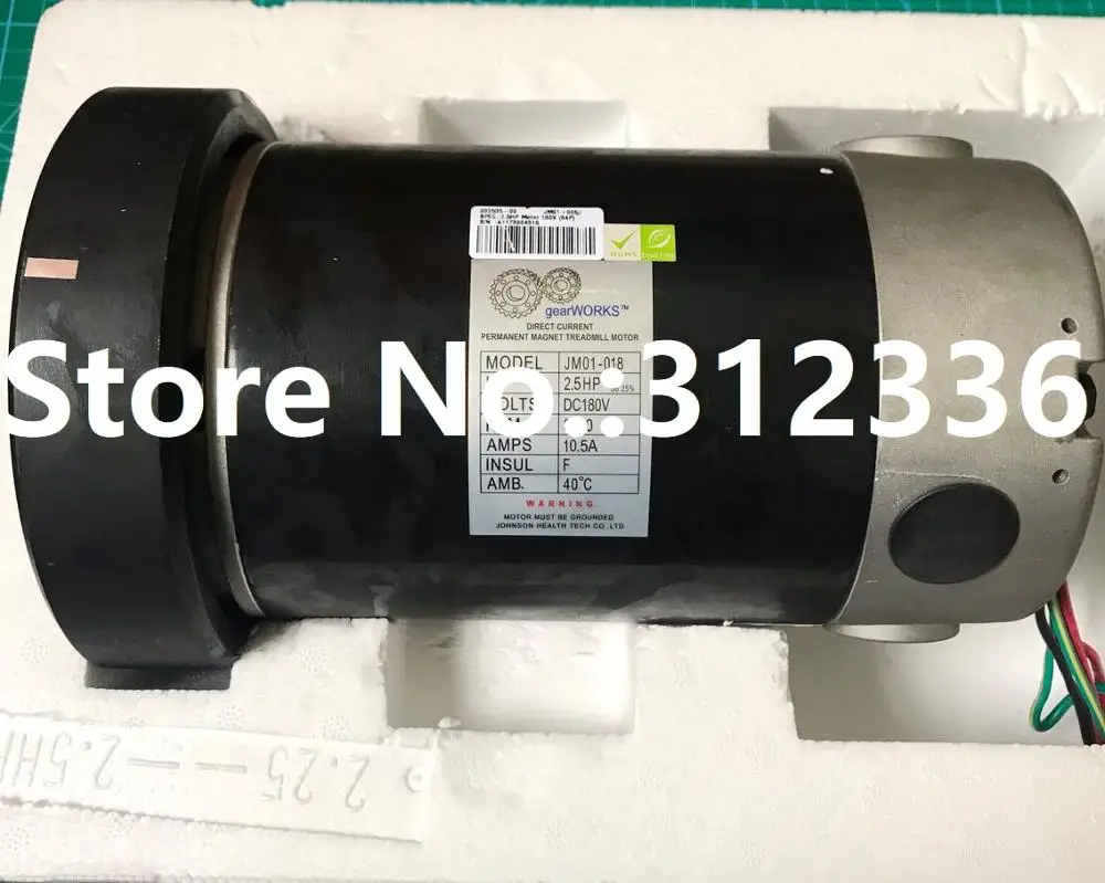 Fast Shipping JM01 018 2.5HP 180V DC motor for treadmill Johnsonin DC