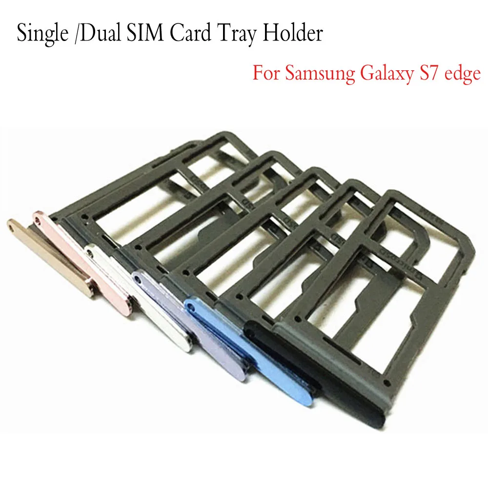 Оригинал для Samsung Galaxy S7 edge S7edge G935 G935F G935A одинарный/двойной держатель sim-карты