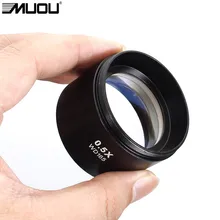 WD165 0.5X Stereo Microscope Auxiliary Objective Lens Barlow Lens with 1-7/8″ (48mm) Mounting Thread MUOU Brand
