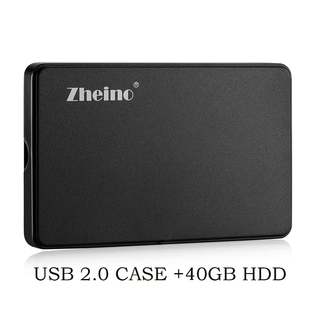 Zheino 2 5 дюймов PATA к USB 0 40GB Портативный HDD внешний жесткий диск для ноутбука
