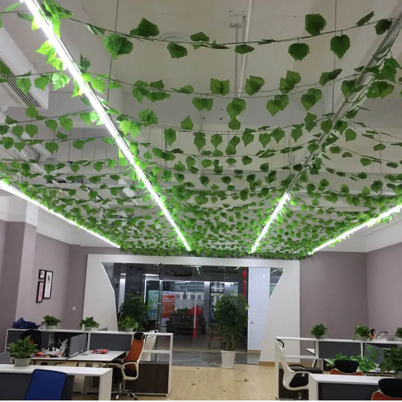 Artificial Green Rattan Simulation 210cm Tree Leaf211