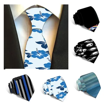 

Mens Fancy Designer Tie Polyester Printed Harajuku 8cm Width Ties For Mens Wedding Mens Gravata Party Wedding Necktie 5S-LD20