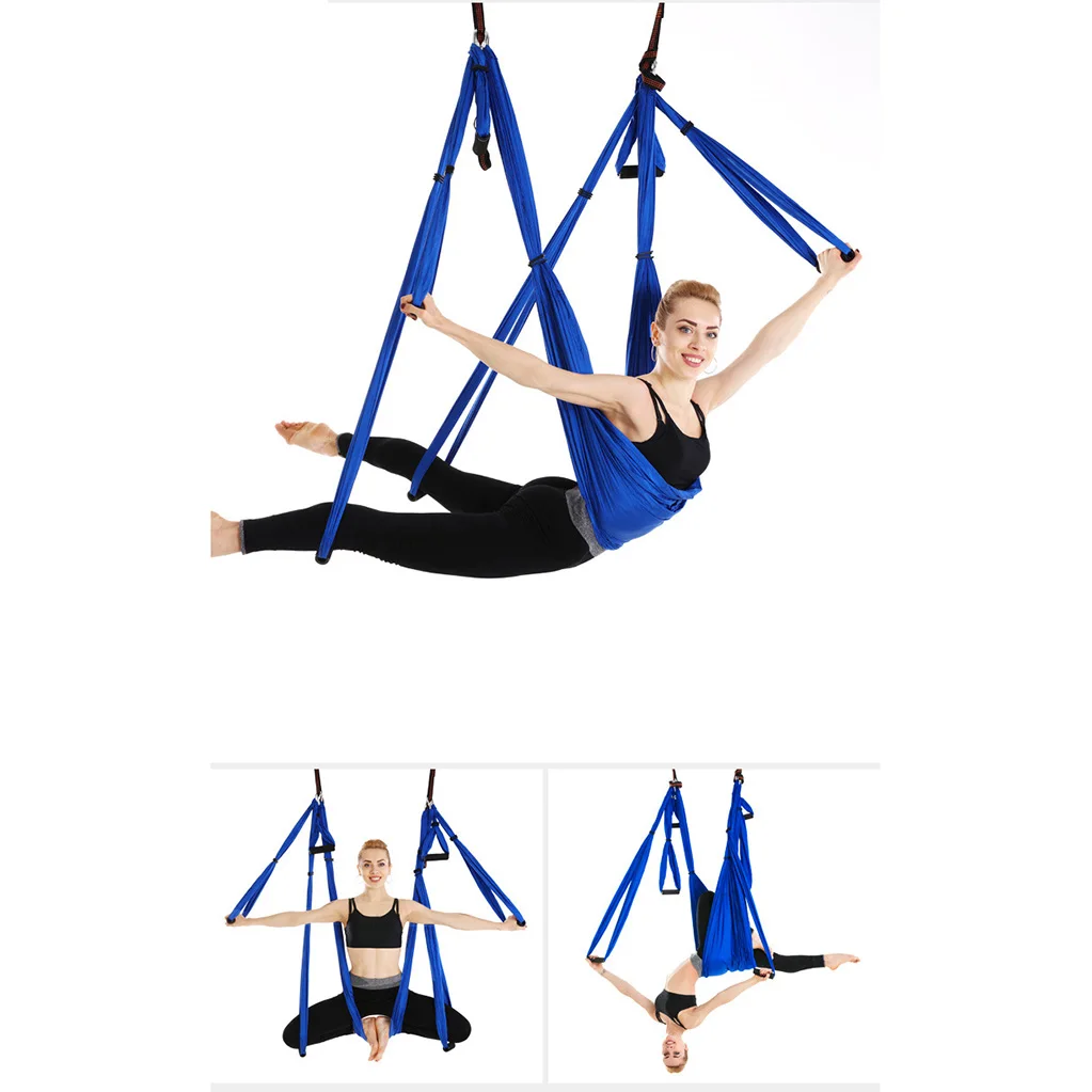 Anti-gravity Aerial Yoga Hammock Set Yoga Belt Flying Yoga Hammock for Pilates Body Building Yoga Swing With HangingTray