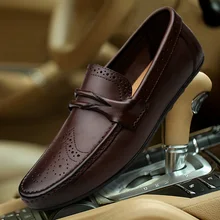 New British Style Handmade Men Loafers Luxury Full Genuine Leather Men Casual Shoes Soft Flats Driving Shoes Plus Size Men Shoes New British Style Handmade Men Loafers Luxury Full Genuine Leather Men Casual Shoes Soft Flats Driving Shoes Plus Size Men Shoes