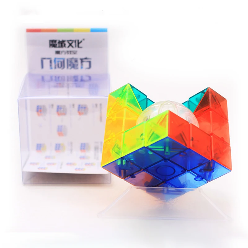 

Neo MoYu Strange-shape Magic cube Classroom Speed Twist Puzzle Transparent Non Sticker Puzzle cube Education Toys For Children