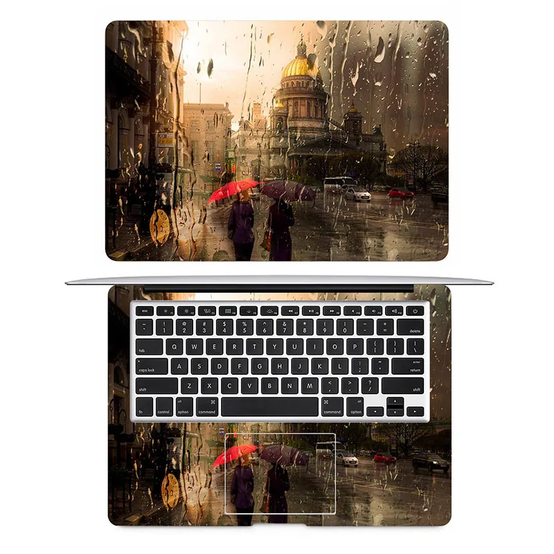 The Rain of Amsterdam полное покрытие кожи для Macbook Pro Air retina 11 12 13 15 дюймов hp Mac Mi Book компьютер Ноутбук наклейка