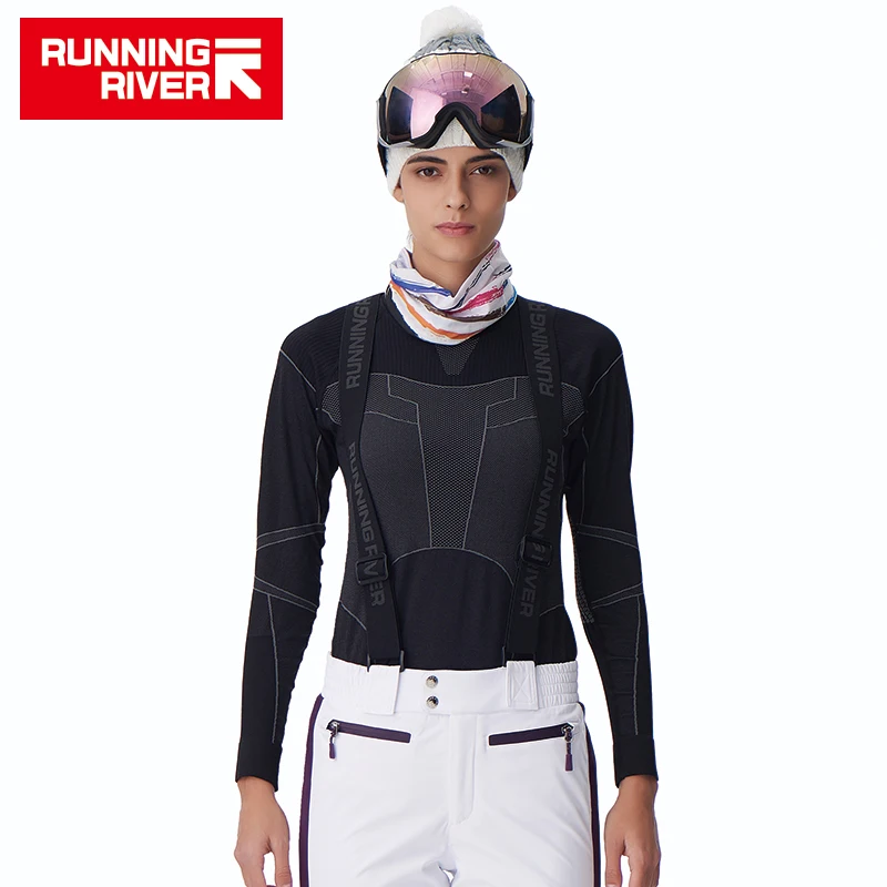 

RUNNING RIVER Brand Thermal Underwear Clothes For Women Nylon Solid Color Female Dress Two Colour New Style #V4603
