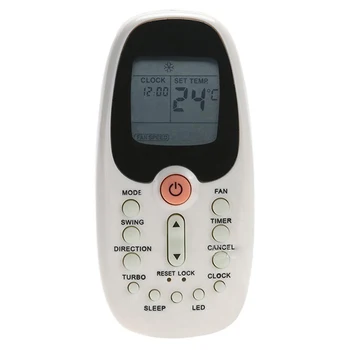 

TTKK Air Conditioner Remote Control for MIDEA R06/BGCE R09C/BGE R09B/BGE R06/BG with LED