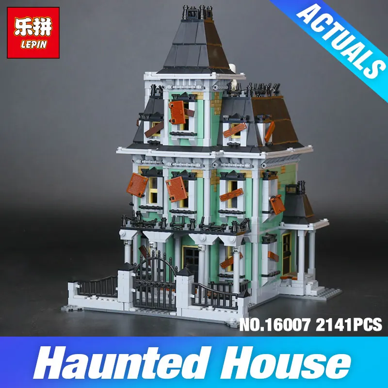

New LEPIN 16007 2141Pcs Monster fighter The haunted house Model set Building for Kit DIY Educational Gift Compatible With 10228