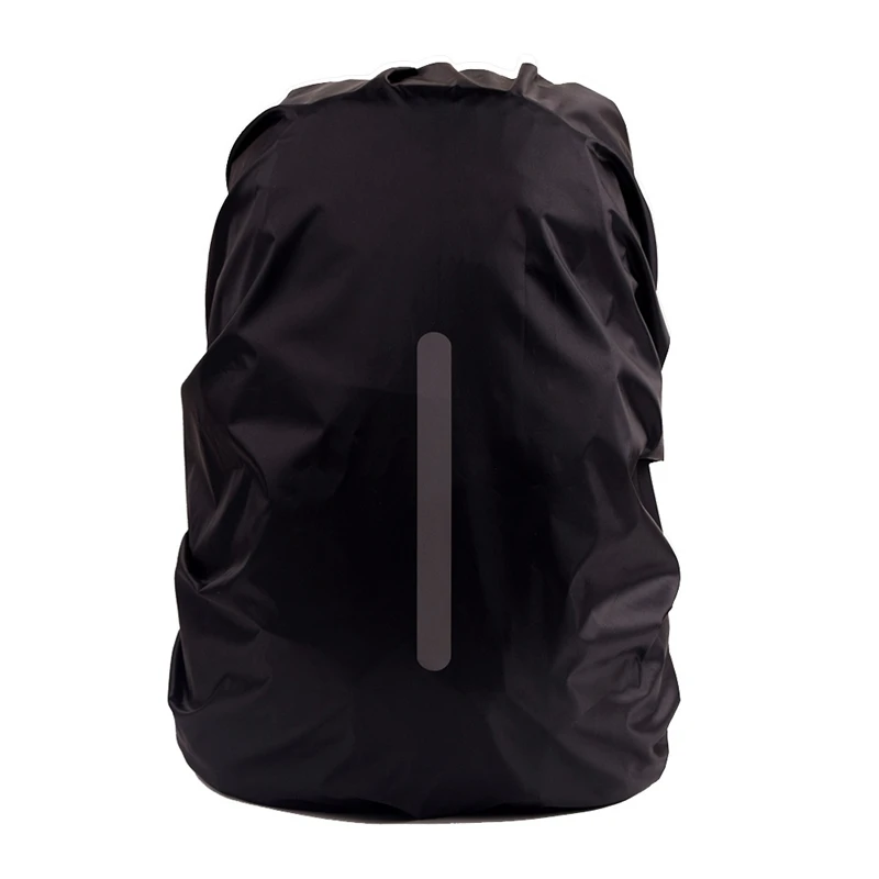 Дождевик рюкзак светоотражающий 25L 35L 50L 65L непромокаемая сумка черный Открытый Отдых пеший Туризм Восхождение пыли дождевик
