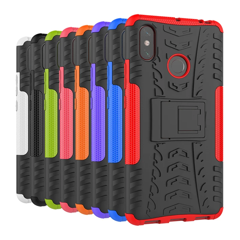 Heavy Duty Armor Case 2 In 1 TPU + PC Shookproof Cover For Xiaomi Max 2 Max 3 Xiaomi Mi 5S Plus 5X 6X A1 A2 F1 Xiaomi Mi 8 Coque (15)
