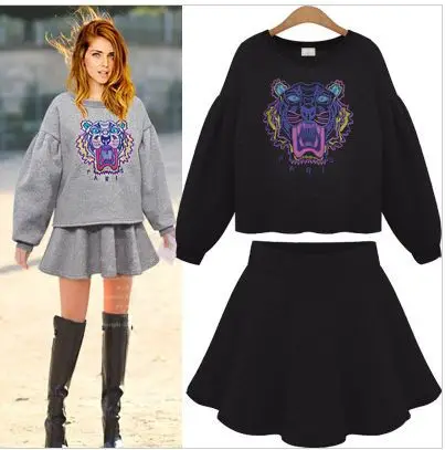 skirt with hoodie