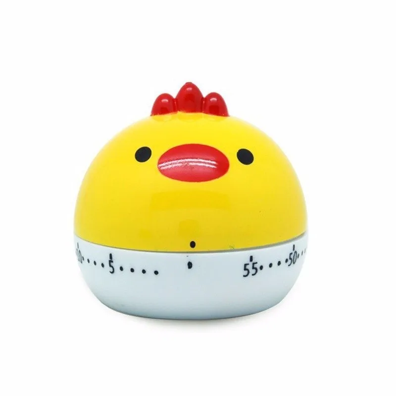 1pcs Lovely Alarm Timer Cartoon Animal Kitchen Mechanical Alarm Clock 60 Minutes Reminders Countdown Kitchen Cooking Tools (4)