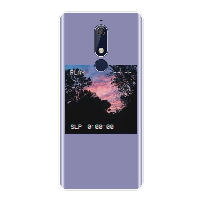 Задняя крышка для Nokia 2 1 3 5 6 7 силиконовый мягкий желтый цветочный чехол телефона