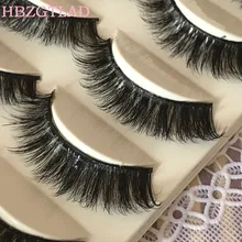 Высококачественные Волокно мягкие толстые Накладные ресницы крестово Curl естественный длинные ресницы модные, пикантные Макияж инструмент ресницы