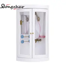 1 шт. миниатюрный кукольный домик мебель моделирование душевая комната современная ванная комната кукольный домик миниатюры 1:12 аксессуары DIY кукольный домик игрушка