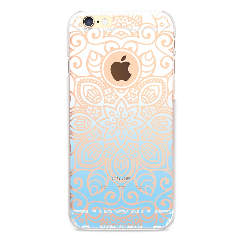 Модные серьги Henna Mandala чехол для телефона с цветочным рисунком iPhone 4 4S SE 5 5S 5C