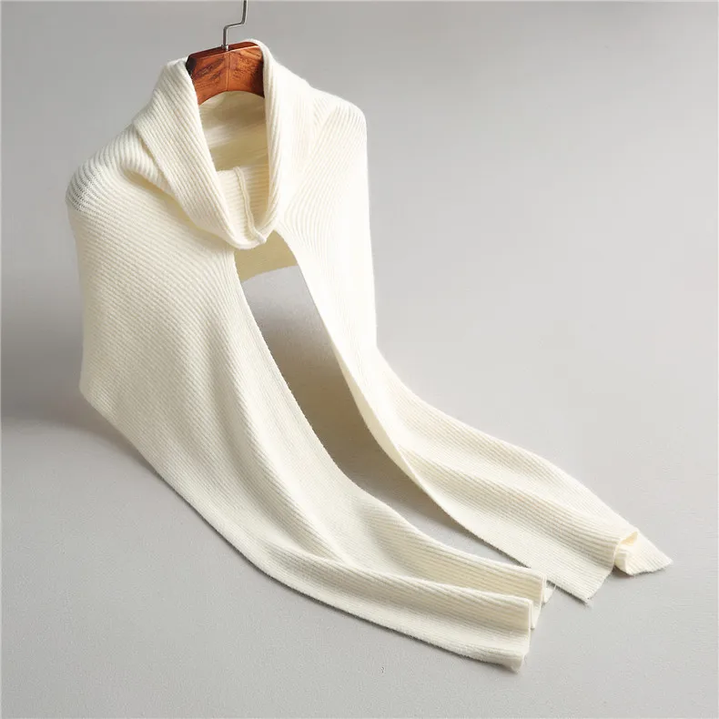 2018new Women Wool Blends Knitted Wrap Swing Fashion High Collar Poncho For Female Scraves Irregular Warm Winter Shawl Capes