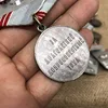 Оригинальный значок СССР, советский пенсионный работник, 2 мировая война, медаль СССР, «Ветеран труда», круглая брошь, булавка второй мировой войны ► Фото 2/6