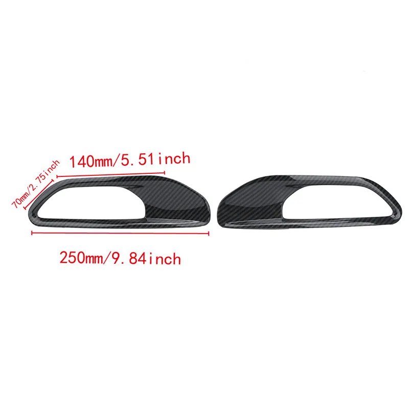 Fog Light Day Running Light Frame Bezel Grille Trim Rearview Mirror Cover Rain Eyebrow Sticker For Jeep Renegade 2015 2016 2017 (41)