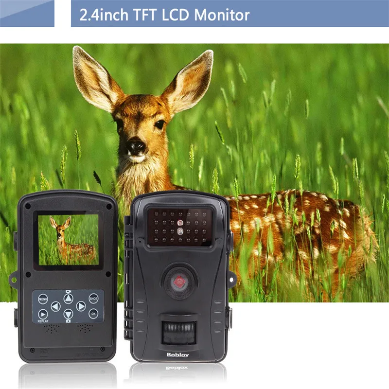 

RD1003 Hunting 720P Wide Angle Camera Waterproof Motion Detection 940NM PIR Sensor Control Scouting Infrared Wildlife Trail