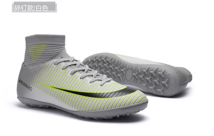 sapatos de futebol masculino tênis interior turf futsal