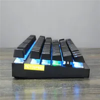 נייד משחקי Motospeed GK82 מסוג C 2.4G Wireless / Wired Keyboard מכונה משחקי 87Key אדום חלף תאורה אחורי RGB נטען עבור מחשב נייד PC (5)