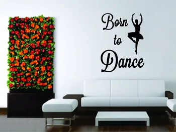 

Wall Mural Vinyl Decal Decor Sticker Girl Love Dance Dancer Live Ballet