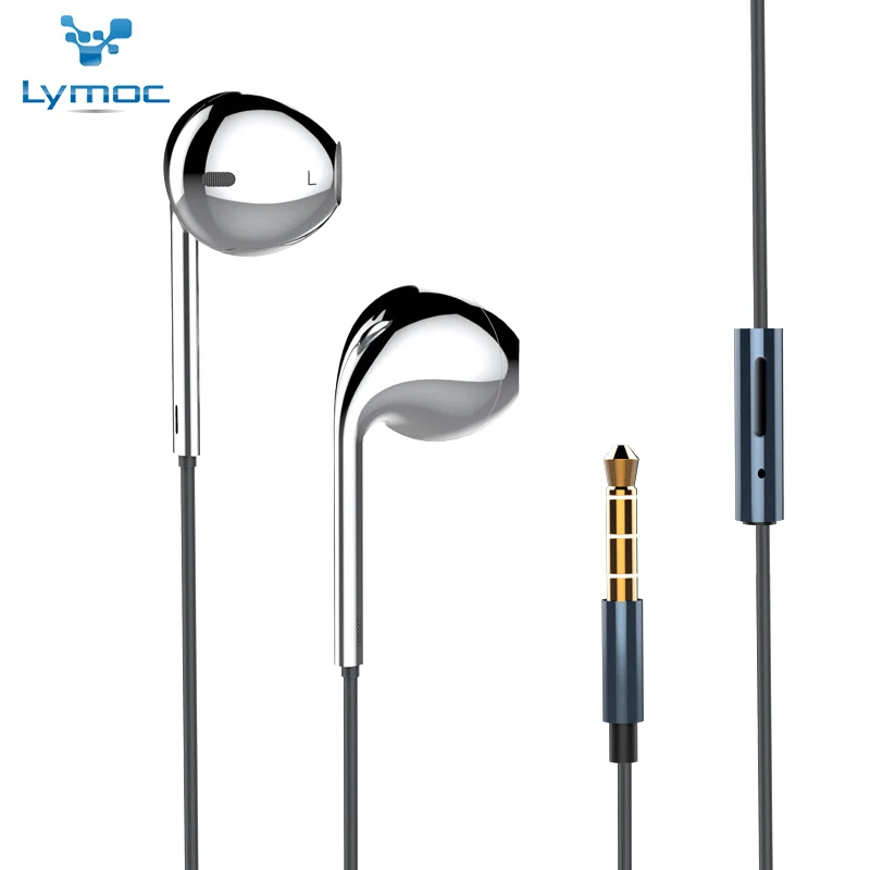

LYMOC Metal i9s Wired Earphones Sport Headsets 14.2mm Dynamic 3.55mm Gaming / Music /Video HiFi Stereo HD Mic for phone Laptops
