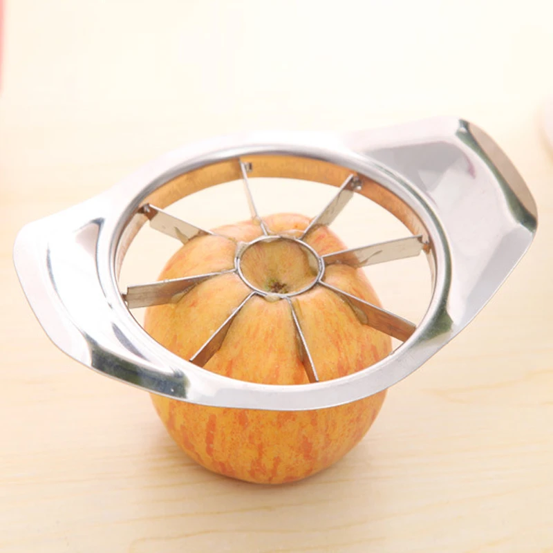 

Hoomall 1pc Apple Pear Cutter Slicer Creative Stainless Steel Vegetable Fruit Slicer Fruit Knife Salads Tools Kitchen Gadget