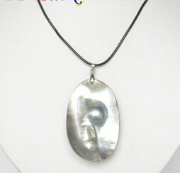 

ddh001808 NATURAL GRAY SOUTH SEA MABE PEARL PENDANT NECKLACE 28% Discount