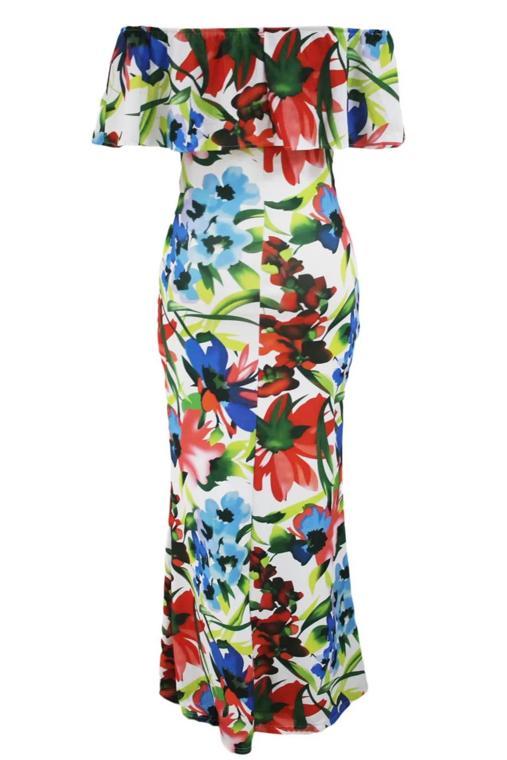 Chinese-Painting-Floral-Print-Off-the-shoulder-Maxi-Dress-LC61189-7-3