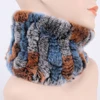 2025 Hot Sell Women Good Elastic Real Fur Scarf Lady Knitted Rex Rabbit Fur Headbands Girls Natural Rex Rabbit Fur Ring Scarves 6