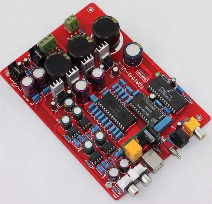 

Power amplifier decoder TDA1541 NE5534 fiber coaxial usb PCM2704 decoder board