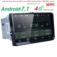 2Din 9 Android 7 1 Car DVD Player Stereo Radio for VW GOLF 5 Golf 6